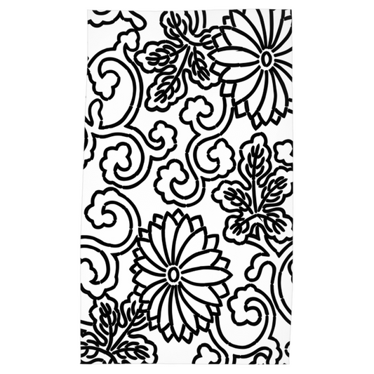 Spring Flower Tea Towel - HapDog Laboratories 