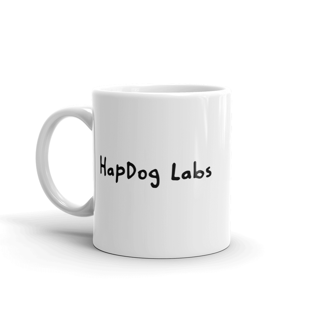 HapDog "Fluffy Hap" Ceramic  Mug - HapDog Laboratories 